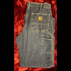 Carhartt dungaree jeans 35 x 32